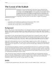 Izlaiduma gads) is a latvian narrative feature film directed by andris gauja and released in 2014. Lesson Of The Kaibab Md Name Lab The Lesson Of The Kaibab Introduction The Environment May Be Changed By The Things Within The Biotic Community As Course Hero