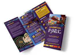 Tri fold brochure indesign setup. Amusement Park Brochure Template Mycreativeshop