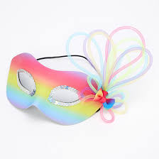 Throughout this religious celebration, individuals crowded the roads in costume to party before lent. Rainbow Ombre Masquerade Mask Claire S