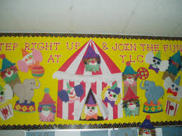 Circus Theme Bulletin Board Circus Theme Preschool Circus Theme Classroom Preschool Crafts