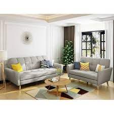 Classic and traditional style 3 seater living room linen fabric sofa. Modern Wooden Living Room Sofa Set For Home Rs 30000 Set Woodland Furniture Id 21642759730
