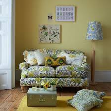 Update your living room in high style and maximum comfort with the. Yellow Country Style Living Room With Floral Sofa Living Room Decorating Ideal Home Yellow Living Room Country Living Room Country Style Living Room