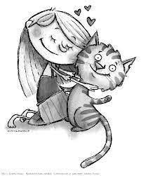 Con spedizione e reso gratuiti (t&c applicabili), lo shopping non é mai stato cosí facile! Disegno A Matita Gatto E Bambina Disegni Disegni A Matita Disegni Di Gatti
