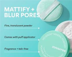 innisfree no sebum mineral powder（AI 生成）
