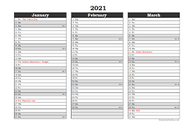 Go ahead and download this planner also. 2021 Quarterly Template Calendarholidays In