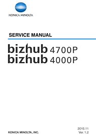 Is the tray available in the printer driver. Konica Minolta Bizhub 4700p Service Manual Pdf Download Manualslib