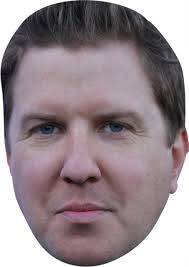 Nick swardson comedian celebrity party face fancy dress