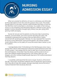 Getting Accepted Into Nursing School Is Not Easy Because There Is Tough Competition Am Admissions Essay Personal Statement Examples Scholarship Essay Examples