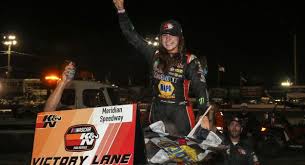 Hailie deegan just became the first female to ever win a nascar pro series race! Hailie Deegan Makes History With K N Pro Series West Win At Meridian Nascar Home Tracks