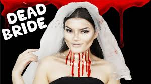 how to apply dead bride makeup