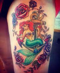 An anchor tattoo meaning is a little contradicting here. 33 Mermaid Anchor Tattoos Ideas