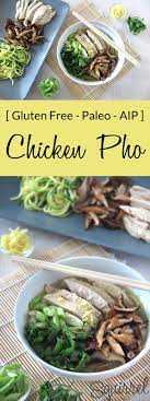 Chicken Pho Paleo Aip Gluten Free A Squirrel In The Kitchen Recipe Autoimmune Paleo Recipes Aip Paleo Recipes Recipes