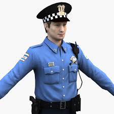 Police Officer 0073 3d Model Tomoplace In 2020 3d Model Character 3d Model Model