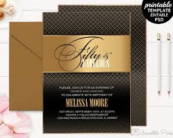 Black And Gold Birthday Invitations Templates 50th Birthday Party Invitation Template Birthday Invitation Template Birthday Party Invitation Templates Birthday Invitation Templates Luxury Birthday Party