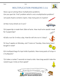 An equation for 4 groups of 5 i learned multiplication and division by myself with class ace. Multiplication Word Problem Worksheets 3rd Grade