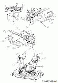Pour tracteurs à gazon mtd. Mtd Tracteurs De Pelouse Ltex 105 A 13at98kn682 2013 Couvercle De Protection Courroie Plateau De Coupe N 40 105cm Pieces Detachees En Ligne