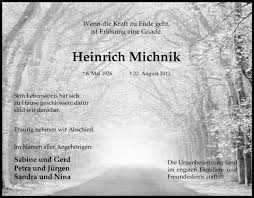 Podziel się doświadczeniem zdobytym podczas współpracy z: Traueranzeigen Von Heinrich Michnik Waz Trauer De