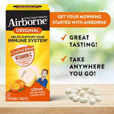The vitamin c in dietary supplements is usually in the form of ascorbic acid, but some supplements have other forms, such as sodium ascorbate, calcium ascorbate, other mineral ascorbates, and ascorbic acid with bioflavonoids. Airborne Vitamin C Chewable Tablets 1000mg 32ct Cvs Pharmacy
