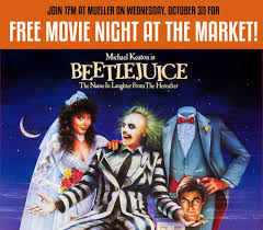 How you should spend your stimulus check: Free Movie Night Beetlejuice Texas Farmers Market