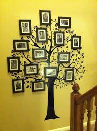 29 Impossibly Creative Ways To Completely Transform Your Walls Architecture Design Family Tree Wall Art Family Tree With Pictures Family Tree Picture Frames