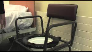 Photographs have been sent to news outlets showing a man apparently using the chair as a toilet. How To Use A Commode Chair Hd Youtube