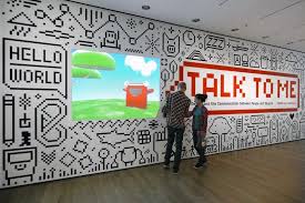 Talk To Me The Department Of Advertising And Graphic Design Environmental Graphic Design Signage Design Hoarding Design