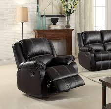 Zuriel Black Chair 52287 Acme Corporation Recliner Chairs Recliner Chair Rocker Recliners Recliner