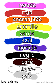 General Multilingual Teaching Products Spanish Colors Spanish Color