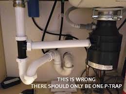 Check spelling or type a new query. Kitchen Sink Pipe Configuration 2 P Traps Terry Love Plumbing Advice Remodel Diy Professional Forum