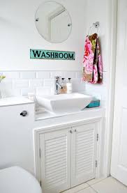 Shelf paper makes clean up easier and that's critical in a bathroom. 8 Elements To Include In A Family Bathroom
