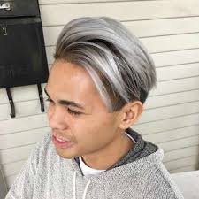 Pompadour hairstyles in different style and length are the most preferred haircuts for men of all ages, they are suitable for almost any. Pin By Sahil Mehta On Pink Hair Colored Hair Men Hair Color Silver Hair Color Grey Hair Dye