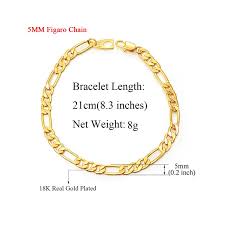 Ttvovo Mens Gold Chain Bracelet 5mm 7mm Wide Big Chunky