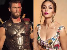 Video Chris Hemsworth In Conversation With Kriti Kharbanda Shares Shoot Details About Thor Love And Thunder chris hemsworth in conversation with