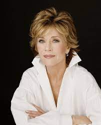 Jane Fonda Famous Face Classic Haircut Jane Fonda Short Hair Styles