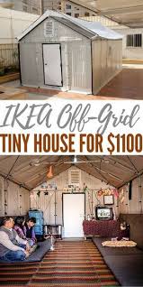 Ikea Off Grid Tiny House For 1100 Off Grid Tiny House Tiny House Plans Tiny House Design