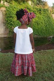 Traditional Jamaican Bandana Skirt And Blouse Outfit The White Shirt With Jamaican Clothing Caribbean Outfits Jamaican Girls