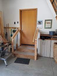 Assemble the outdoor garage lights. Entry Steps From Garage Into House Garage Kansas City By A I P Solutions Llc Houzz Uk