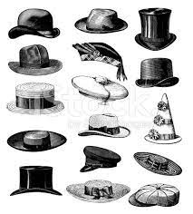 Antique Engraving Of A Collection Of Hat Illustrations Published In Classic Hats Hats Vintage Men Vintage
