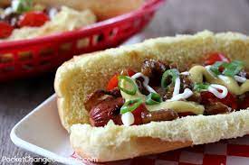 Liven up your summer cookout with these creative hot dog topping ideas. Memorial Day Cookout Menu Pocket Change Gourmet