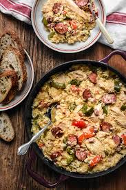 Basque Style Risotto With Chicken Chorizo And Peppers Riz Gaxuxa Stuffed Peppers Healthy Weeknight Meals Risotto