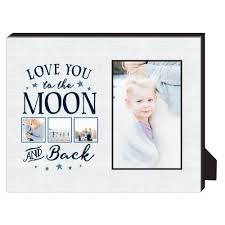 All your party guests receive fabulous picture frames as a thank you for attending your event! Moon And Back Script Personalized Frame Personalized Desktop Frame Home Decor Shutterfly