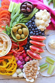Baby shower , baby shower: Rainbow Fruit Veggie Platter With Hummus Cadry S Kitchen