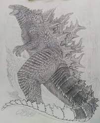Godzilla Graphite Art All Godzilla Monsters Godzilla Godzilla Tattoo