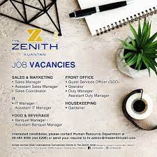 Jawatan kosong di hotel sentral kuantan. Jawatan Kosong Jawatan Twitter
