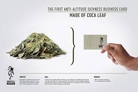 Backpackers Hostel S Edible Business Card Prevents Altitude Sickness Edible Business Cards Cool Business Cards Business Card Design