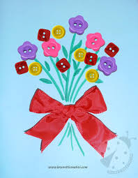 I fiori rappresentano la chiave per una sorpresa ricca di emozioni. Bouquet Di Fiori Con Bottoni Lavoretti Creativi