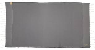 Indulge in the softness of our generously sized cabana stripe. Beach Towel Ericeira Grey Decovry Com