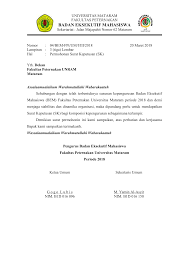 Contoh surat permohonan sk susunan pengurus nurhadi sulistyo. 380256923 Surat Permohonan Sk Pengurus Bem 2018