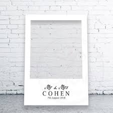 Black And White Photo Booth Wedding Polaroid Selfie Frame Printed Selfie Frame Diy Photobooth Etsy Photo Booth Frame Photo Frame Prop Photobooth Frame Diy