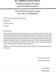Contoh surat pemberhentian kerja oleh majikan pemberhentian kerja bukan hanya terdapat pada perusahaan lembaga ataupun instansi saja. 30 Contoh Surat Pemutusan Hubungan Kerja Phk Dengan Berbagai Alasan